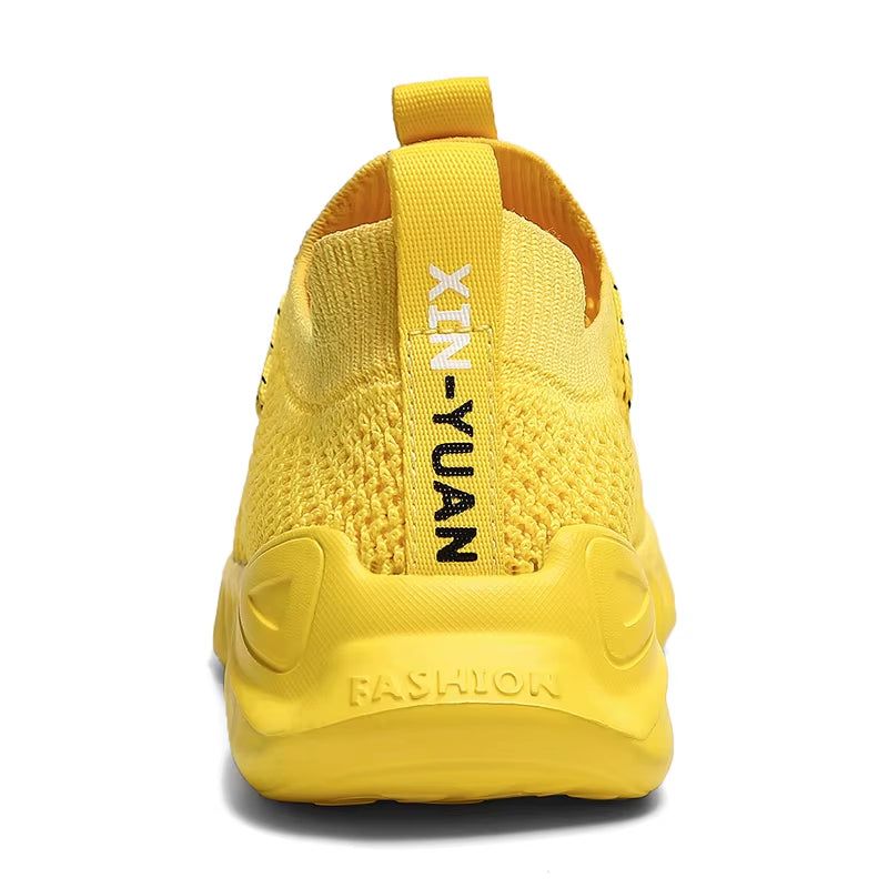 Yellow Kid Running Sneakers Summer Children Sport Shoe Tenis Infantil Boy Footwear Lightweight Breathable Girl Chaussure Enfant